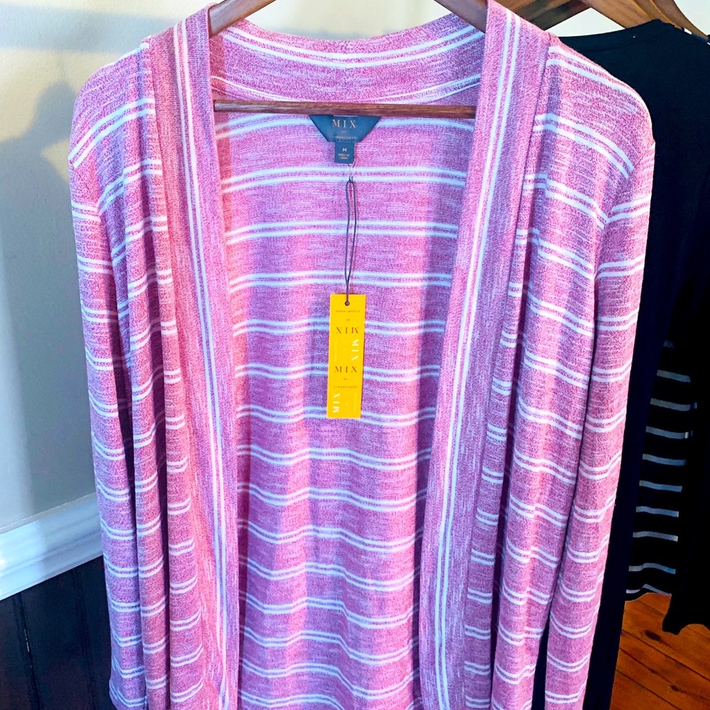 Pink cardigan